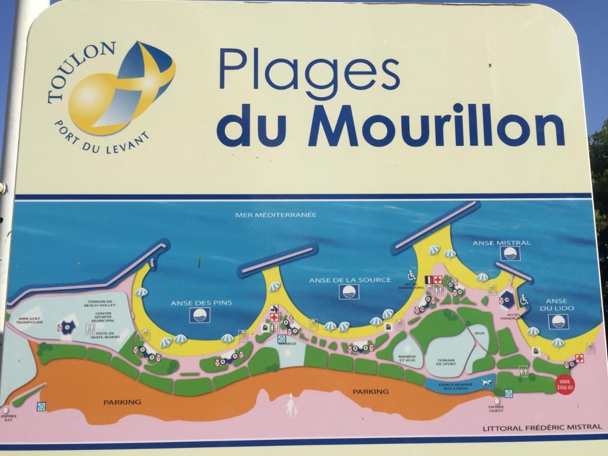 Goeland 3, Climatise, Wifi, Balcons Petite Vue Mer Laterale Au 3 Eme Etage Sans Ascenseur Toulon Eksteriør billede